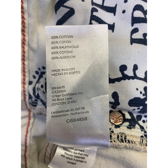 We The Free Pacifica High Rise Straight Leg Jeans Raw Hem 31 Dust it Off Wash - Picture 8 of 10